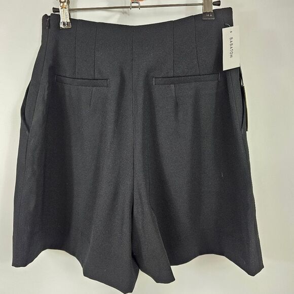 NWT Aritzia Babaton Mayne Shorts in Black Size 6 - Picture 7 of 9